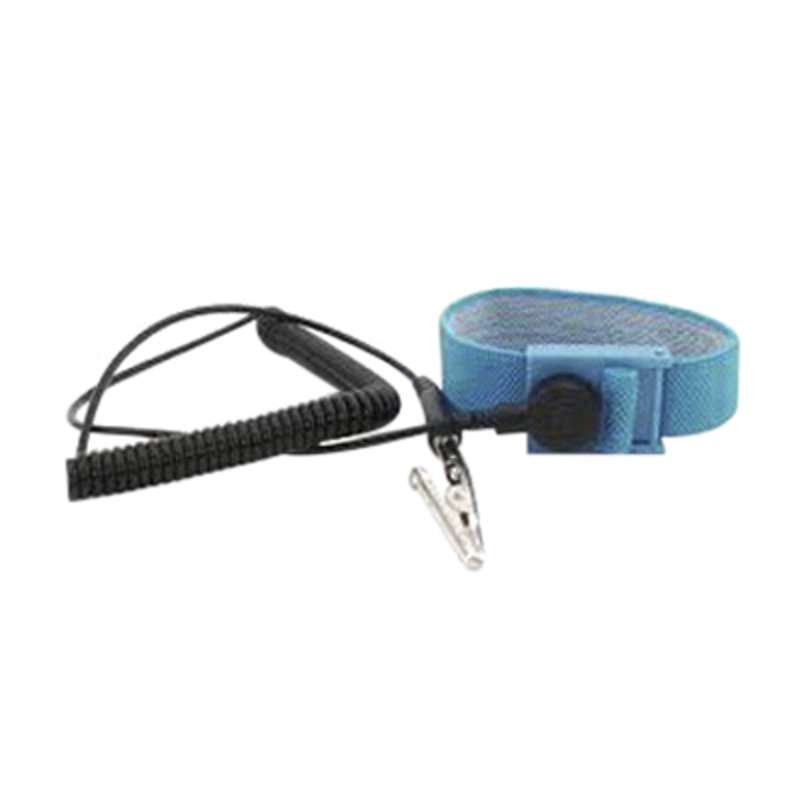 GREEN ADJ BRIGHT WRIST STRAP SET 6'STD COIL 1/8"